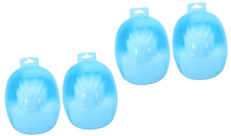 Mikinona 4pcs Nail Art Manicure Care Soak Bowls Trays for Nail Polish Remover by Inc Pedicure Bowl