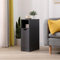 Pantanal Slim Wood Bedside Table Bedroom Nightstand with Shelf and Drawer, Narrow Bathroom Small Floor Storage Cabinet Living Room End Table Sofa Side Table (grey#3)
