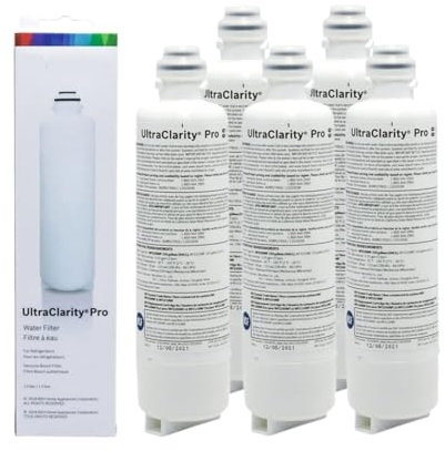 5PCS Replacement Refrigerator Water Filter, Compatible with Bosch UltraClarity Pro BORPLFTR50 BORPLFTR55、RA45002212033030