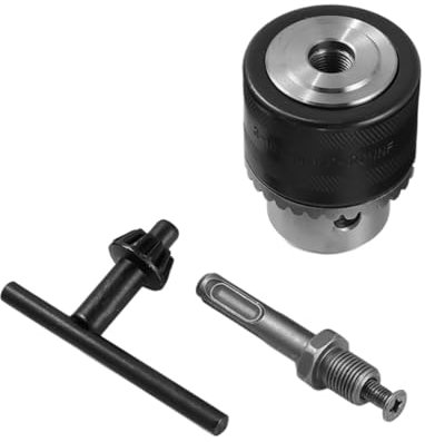 IWOWHERO Bohrfutter Adapter Mit Rundschaft Schlüsselloses Schnellspannbohrfutter Für Schlagbohrmaschine Und Handbohrer Präzise Verbindung Und Verbesserte Griffigkeit