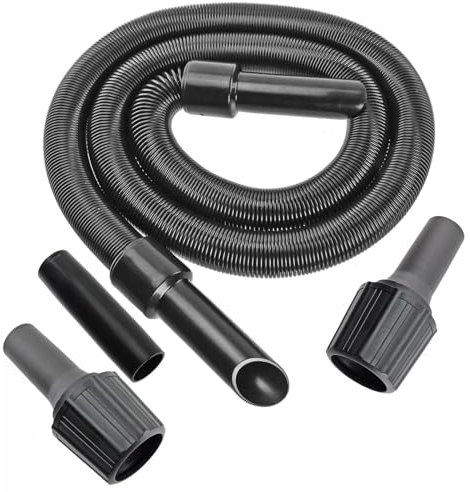 SPARES2GO 6m Extension Pipe Hose Kit for Vacmaster Vacuum Cleaner (6 Metre Hose + 3 x Adaptors)