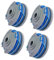 ZAPYVET String Trimmer Spool Line, for Flymo FL289, 1.65mm 10m Autofeed Spool Line, for Flymo FL289 RLT5030S, Double Line String Trimmer Weed Eater Spools Line (6) Lawn Mower Spool(BLACK 4)