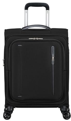American Tourister Trolley Cloudrider Spinner Exp. TSA Jet Black schwarz 55cm