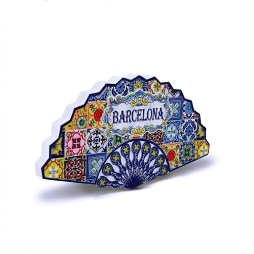 Barcelona-Magnet, Sagrada Familia, Park Güell, Reisesouvenirs, Gaudí-Mosaik, Dalí-Museum, Barcelona-Souvenir