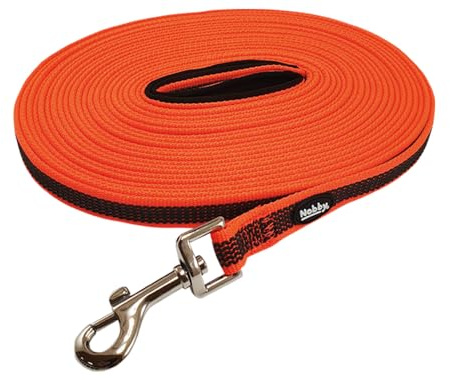 Nobby 80646-04 Schleppleine Anti-Slip neon orange L: 15 m, B: 17 mm