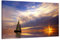 Visario 120 x 80 cm Bild auf Leinwand Boot Segel 5097-SCT deutsche Marke und Lager - Die Bilder/das Wandbild/der Kunstdruck ist fertig gerahmt
