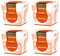 pajoma® Duftkerze 4er Set, Mango-Orange - im satinierten Glas | 4x 120g Wachsgewicht, Brenndauer: 25 Stunden, in edler Geschenkverpackung | Premium Qualität