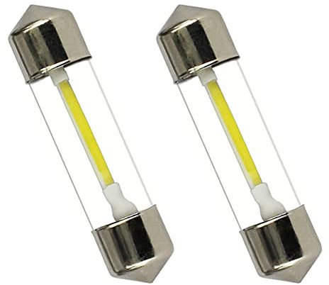 TABEN 31mm Lampadina LED a Festone COB Chipset Vetro C5W DE3175 DE3021 DE3022 3175 LED Porta Laterale per Auto Luce di cortesia Cupola Interna Mappa Lampadine da Lettura a LED (Confezione da 2)