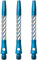 Unicorn Einhorn Premier Aluminium Dart Schäfte – Spirale Diamant Stiele – 1 Set (3), AM1036, blau, M