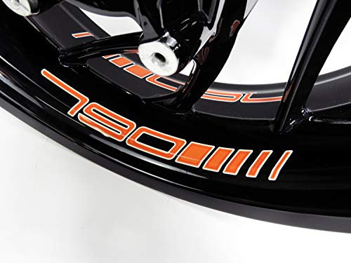 Bike Label 790078 Pegatinas para el fondo de la llanta compatibles con KTM 790 Duke y Adventure