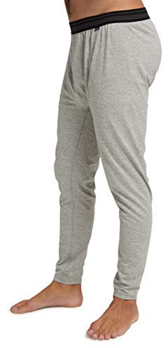 Burton Herren Unterhose Midweight, Herren, Midweight Pant, Grau Heather, XX-Large