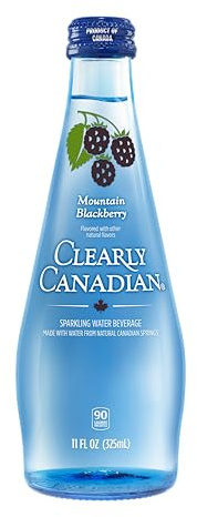 Clearly Canadian Mountain Blackberry Sparkling Water, 11 Fl Oz