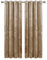 Oxford Homeware Beige Blackout Curtains 90x90 for Bedroom – Crushed Velvet Eyelet Curtains Thermal Insulated + 2 Tie Backs (228cm x 228cm)