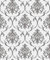 BUVU Papier peint design en vinyle imperméable noir et blanc 0,53 x 10 m