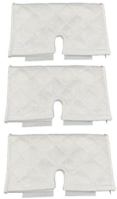 WSRYFDC BuyParts 3Pcs Household Microfiber Replacement Cleaning Pads for Shark Steam Pocket Mops S3500 series,S2901,S2902,S3455K,S3501,S3550,S3601,S3801,S3901,S4601,S4701,S4701D