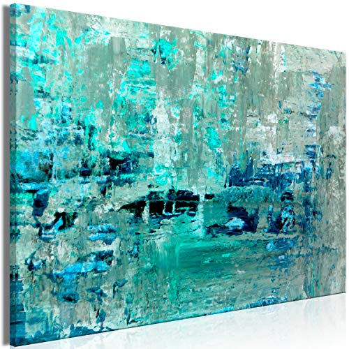 murando - Leinwandbild türkis blau, 60x40 cm, 1-teilig, Schlafzimmer | Hochwertige Leinwand, sofort aufhängbar, ideal fürs Wohn- oder Schlafzimmer, wasserfest und lichtecht, langlebig, stilvoll
