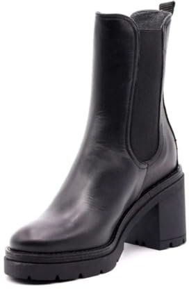 Stivaletto Donna NeroGiardini I117130D in Pelle Nero Modello Casual. Una Calzatura Comoda Adatta per Tutte Le Occasioni. Autunno-Inverno 2021-2022.EU 40