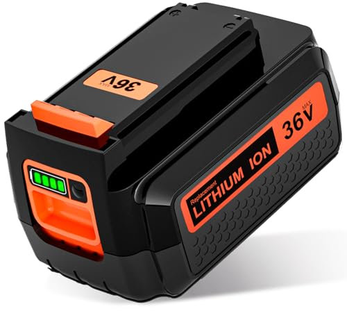 Moticett für Black Decker 36V Akku 2.5Ah LBX2540 Ersatz für Black Decker Akku LBX1540 LBX36 LST136W LBX2040 LST540 LCS1240 BL20362-XJ und mit LED Display