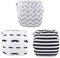 ALVABABY Lot de 3 couches de natation réutilisables, lavables et réglables pour cours de natation vacances garçon et fille de 0 à 2 ans 3SWY01-FR