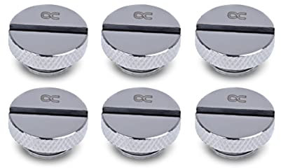 Alphacool Eiszapfen Schraubstecker G1/4-6 Stück, Chrom