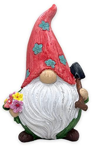 MIJOMA Gartenzwerg Gartengnom GNOME Dwarf Garten Dekoration Gartendeko Wichtel Zwerg für den Garten Wohndekoration Deko für Terasse für Balkon (Grüne Jacke - 22cm)
