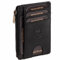 MATADOR Ultra Slim Wallet Montreal mit großem Reißverschlussfach- Dünnes Flaches Leder Portemonnaie für Damen & Herren – mit RFID-Schutz – Kreditkartenetui - inkl. Geschenk-Box -Schwarz