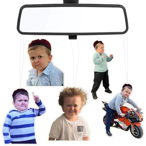 WOW Cutouts Hasbulla Auto-Lufterfrischer – Lufterfrischer für Auto, Kleiderschrank, Rucksack, Gepäck und mehr, 2 Packungen zur Auswahl