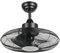 EGLO Deckenventilator Igeldo, Ventilator mit Beleuchtung und Fernbedienung, warmweiß - kaltweiß, Metall in schwarz-matt, AC Motor, Ø 53 cm