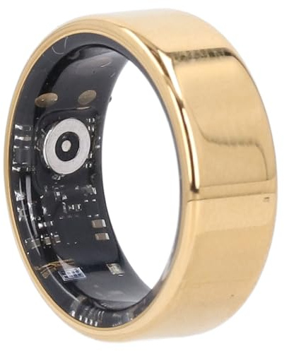 ciciglow Smart Ring, Gesundheitsring Schrittzähler Kalorien Fitness Tracker Ring, IP68 Wasserdichter Intelligenter Tragbarer Geräte-Sportring (7#)