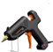 Pistola per colla a caldo da 150 W, set con 10 bastoncini di colla a caldo da 11 mm, pistola per colla ignifuga per fai da te, artigianato, riparazioni rapide in casa e in ufficio, decorazione di