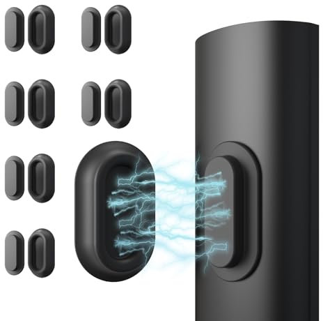 Vaszu Magnetischer Fernbedienungshalter, selbstklebende Wandhalterung, 6 Stück, verbesserter Silikon-Organizer, Aufbewahrung, Wandhalter für Heimbüro, TV, Ventilator und Klimaanlage, Fernbedienung,