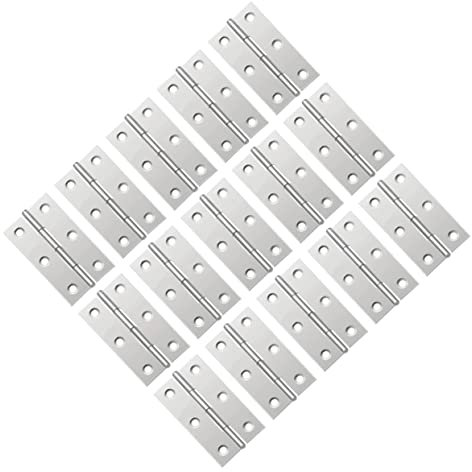 UKCOCO 20stücke Schrank Scharniere Aus Edelstahl Für Möbel Schwerlastscharniere Praktisch Und Langlebig Installieren
