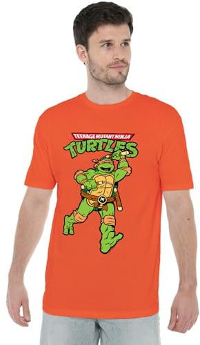TEENAGE MUTANT NINJA Unisex TMNT Retro Mikey Unisex T Shirt T-Shirt