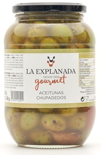 LA EXPLANADA Olivenöl 835 g im Glas [Packung mit 3 Stück] - Kakorla-Oliven - Nettogewicht insgesamt 1500 g