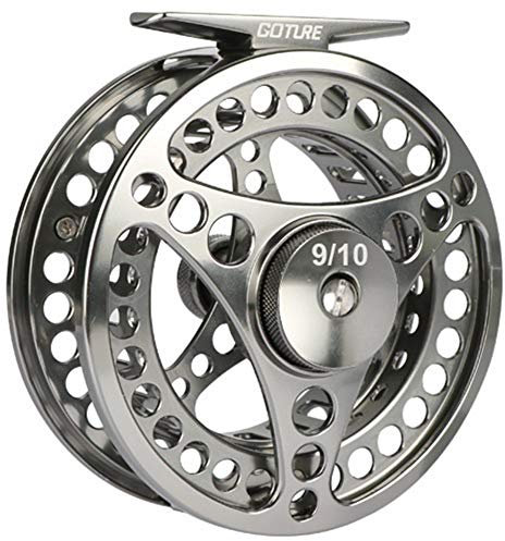 YZWHKJ Fliegenrolle,Fliegenfischen-Rolle Fly Angelrolle 3 4 5 6 7 8 9 10 Aluminum Alloy Trout Angelrolle(9 10 Reel)