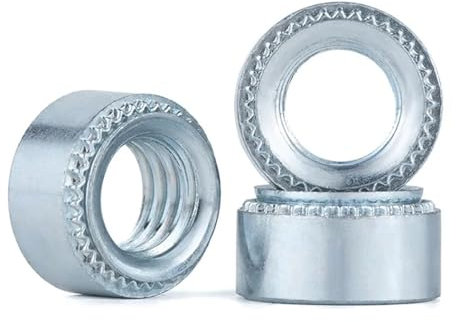 Dadi autobloccanti CLS-M2 M2.5 M3 M4 M5 M6 M8 M10 Dado a pressare Dado a rivettatura a pressione in acciaio al carbonio(S-M2.5-2(30pcs))