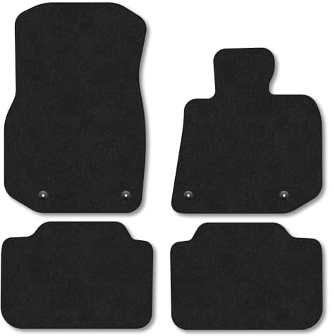 BMW X3 (2024+) Carpet Car Mats | Black Edge Trim Tailored Fit Floor Mats Full Coverage Protection Accessories Easy Clean Anti Slip Made in the UK