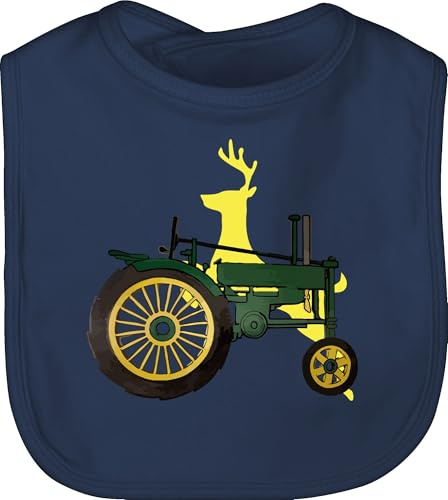 Shirtracer - Baby Lätzchen - Traktoren - Traktor Hirsch Deer