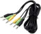 Replacement 3.5mm 1/8 TRS Stereo 3 to 3 Mini Jack Color Coded Audio Cable Compatible with Logitech 5.1 Channel Computer Speakers z-5500, z-5450, z-5400, z-5300, z-906, z-680, x540 etc. 5FT