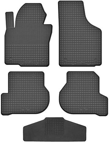 Fußmatten Vorne, Hinten + Tunnel für VW Golf 5 V 2003-2013 Gummi Gumimatten