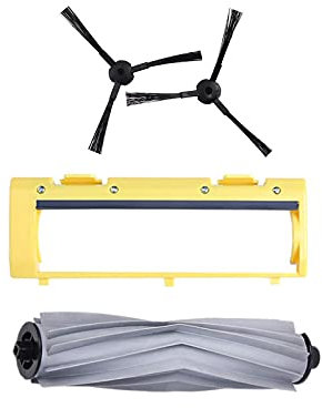 L/c Accessoires de rechange pour robot aspirateur AMIBOT Animal H2O, rouleau central, couvercle de brosse principale, brosse latérale
