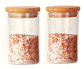Vip Ahmet 2x Gewürzgläser mit Luftdichten Korken mit Luftdichten 600ML Korken Borasilikat Vorratsbehälter Yaglik & Sirkelik
