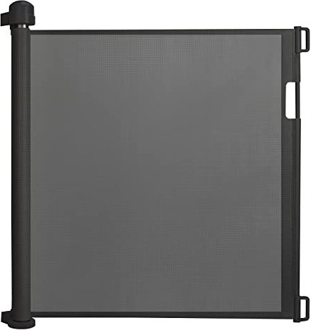 LZQ Griglia di protezione per porta, per neonati e animali domestici, 0-150 cm, altezza 87 cm, adatta per scale, porte, interni ed esterni, colore: bianco