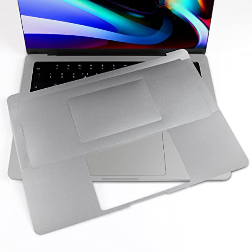 Batianda Palm Rest Cover Laptop Skin Protector Kompatibel mit 2021 MacBook Pro 16 Zoll Modell A2485 M1 Pro /M1 Max Full Body Palm Guard mit Trackpad Cover, Space Grey