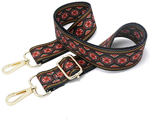 Taschengurte Zum Wechseln Schultergurt Für Taschen Damen Breiter Bunter Längenverstellbarer Taschenriemen Zubehör Shoulder Strap Tragegurt Bag 07 Gold/3,8cm