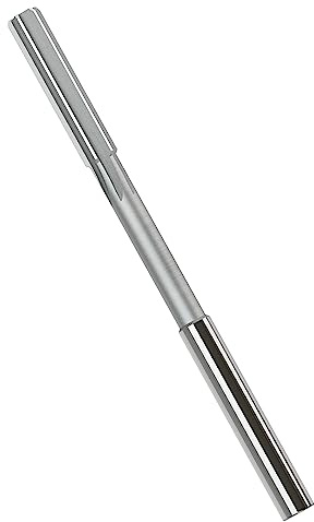 FOCMKEAS Reibahle 1/4 Zoll, H7 HSS Drehmaschine Reibahle, 6 gerade Rillen, runder Schaft, Fräswerkzeug, für Metall, Kupfer, Aluminium