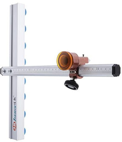 harayaa Outil de Coupe Droit En Verre Auto-huilant 37 Cm Coupe-verre avec échelle