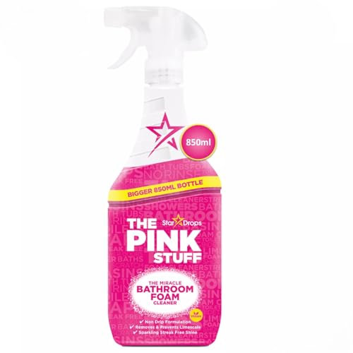 The Pink Stuff Bathroom Foam Cleaner Badezimmer-Schaumreiniger und WC-Reiniger