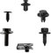 60 Stück Karosserieschrauben Set,Blechschrauben Mit Blechmutter Sortiment,Auto Kunststoff Clips,Blechmuttern Kfz Befestigungs Türverkleidung Werkzeug Für Auto Karosserie Metall(Schwarz)