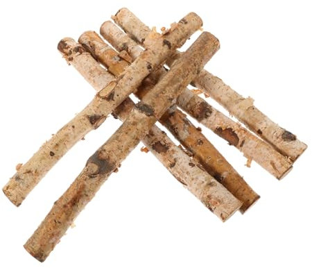 TEHAUX 6 Stücke Birkenscheite Für Natürliche Holz Sticks Dekorative Zweige Handwerk Zubehör